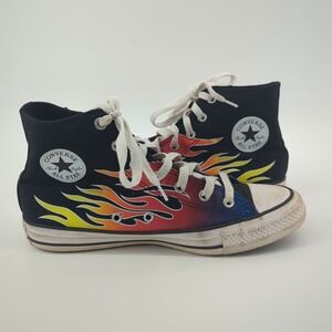 Converse Chuck Taylor High Shoes Black Canvas Women Kids Sneakers US 6 A04715F